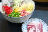 目の前で焼く鉄板料理